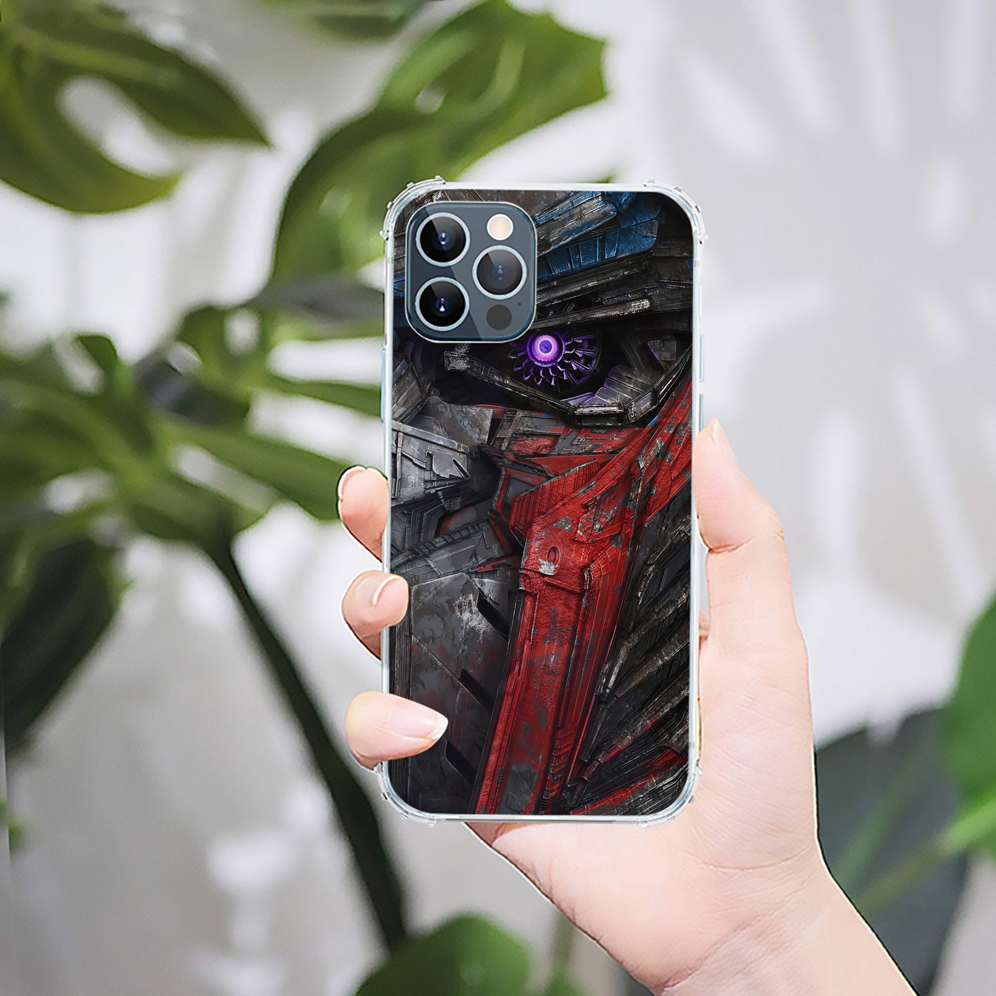 （画像用） Transformers トランスフォーマー 【iPhone 12シリーズ対応】透明スマホケース（クリアソフトケース）